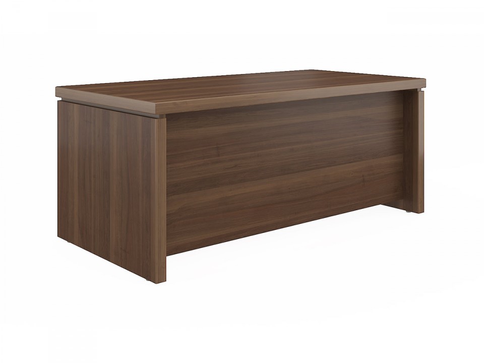 Кабинет руководителя Милан РАСПРОДАЖА МЛ-1.2 Стол руководителя орех-табак (1 шт.)