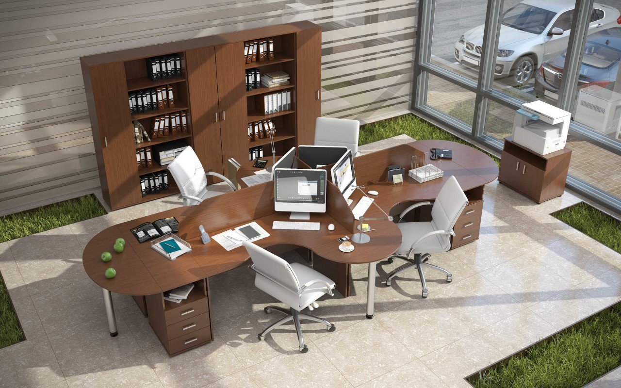 Офисная мебель для персонала LITE - комплект 3